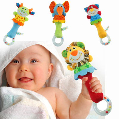 Baby toy rattle baby hand great plush toys