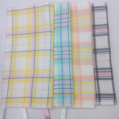 Pure cotton one side spectators one side wool circle 25*25 square towel