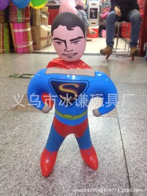 High quality toys, inflatable toys, inflatable Superman new material PVC
