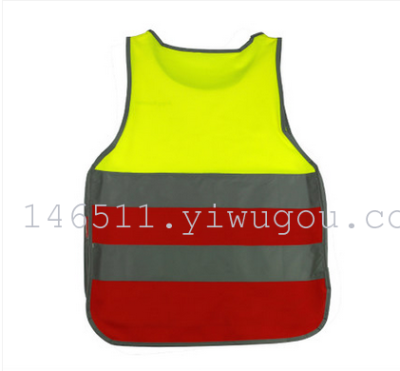 Reflective riding vest vest printed safety reflective vests for children parent-child clothing