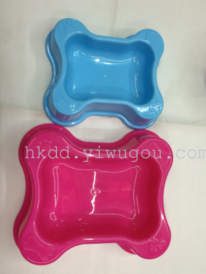Samples of pet dog bowl-bone dog bowl of green plastic pets Bowl food bowl