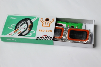 Red Sun tire repair film 48 film electric bike cold repair rubber set