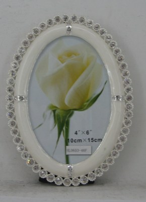 7 inch white drop metal picture frame alloy picture frame frame