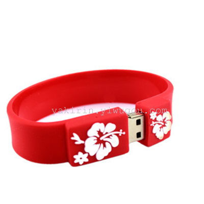 1G to 32G can be customized LOGO wrist band promotional USB flash drive