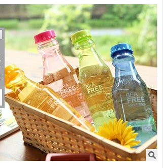 Unbreakable bottle sealed leak-proof plastics clear drinks bottles s transparent PC plastic water cups