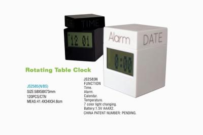 Js-2585 electronic clock calendar with no lamp calendar