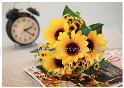 Wholesale artificial flowers plant simulation 7 Korea sunflower
