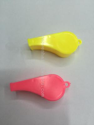 Flat solid color whistle, whistle for children, children's toys, plastic toy