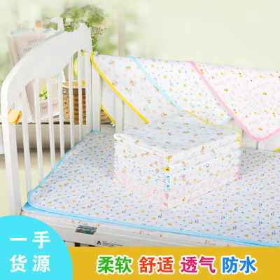 Cartoon Baby lock water ecological cotton waterproof pad cotton pure cotton pad new products on the market