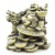 Creative Home Car Boutique Decorative Resin Craft Imitation Bronze Ornaments Dragon Turtle Riding Smiling Buddha Ornaments