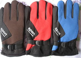 Men's triangle SPORT net cloth anti-slip cotton gloves SPORT.