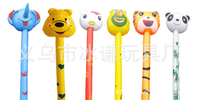 Toy inflatable toy animal inflatable rod inflatable hammer head rod