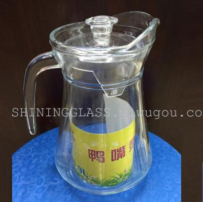 High white material transparent duck cold jug juice jugs glass jugs