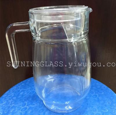 Spot sales high white transparent 1.6L the pot-bellied jug juice jug