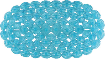 Plain bathroom mat transparent new shell JM-1056.