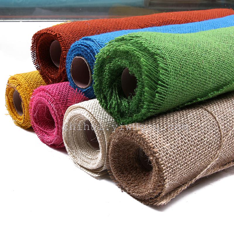 高档剑麻真麻卷手工DIY卡通花束包装批发