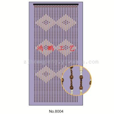 8004 Six Square Bamboo Door Curtain Hanging Curtain