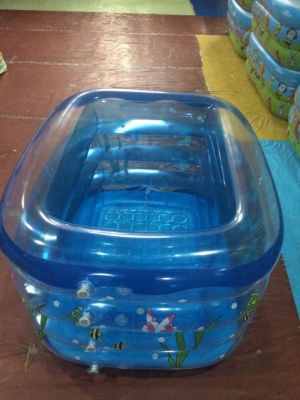 Square pool baby toys, inflatable toys, inflatable swimming pool for children playing in the mud pool bath