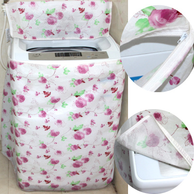 Creative household floral waterproofing washing machine cover (type A) floral waterproofing washing machine cover