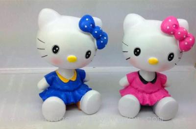 Hello Kitty KT cat shaking the doll home ornaments resin