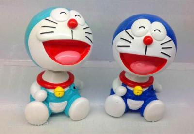 Resin home decoration cat shook his head doll car decorations ornaments