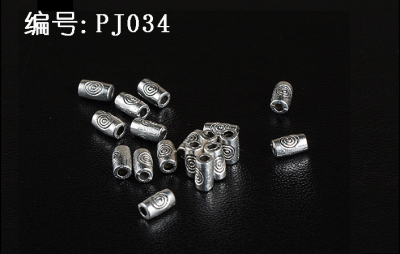 PJ034 Tibetan silver retro alloy bead spacer insulation DIY hand-beaded Accessories Accessories