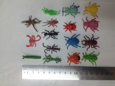 PVC plastic simulation of insect products