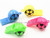 Printed football whistle plastic toy Free gifts