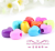 10*12MM heart shaped accessories big hole DIY accessories PS solid color blank