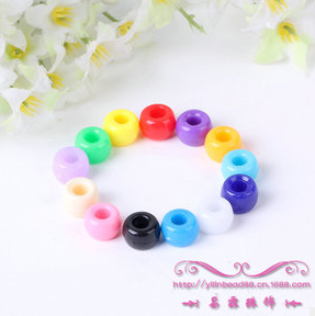 Bucket bead 6*9MM solid color embryo DIY accessories multi-color options