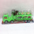 P-inertial trailer hood mounted plastic children's toys containing small car shot trailer toy
