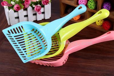 Pet supplies cat cleaning supplies plastic cat litter scoop easy thickening large cat litter scoop
