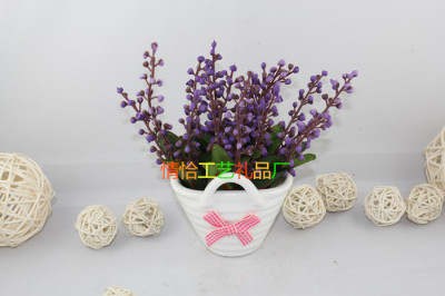 Ceramic hanging basket of small living room table decoration are c-1335 flower suit creative shelf decoration