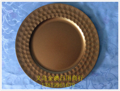 Manufacturers direct Christmas plate, plastic plate, plate, tray, duplicate, gold plate