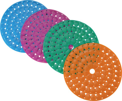 Flume cushion solid colored round diamond sink pad JM-4023B.