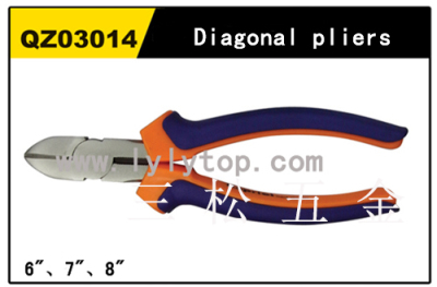 Two-color plating clamp oblique