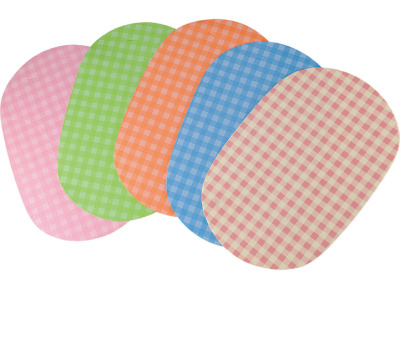 R-type round chequered table mat JM-5018.