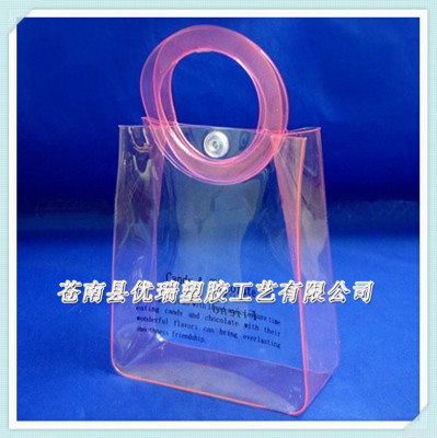 Soft transparent pvc bag PVC cosmetic bag 