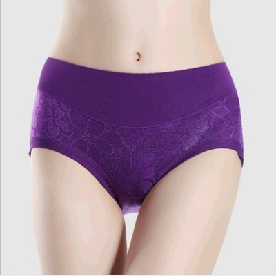 The new spring and summer in waist hip breathable cotton briefs plate lady