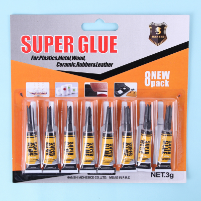 8PC instant glue 502 glue adhesive glue a small fierce lion ab