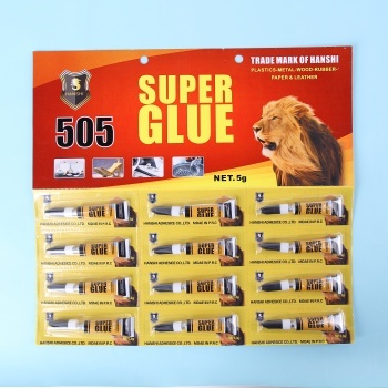 Instant glue 502 glue glue adhesive glue a small fierce lion ab