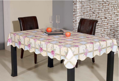 The new PVC spot tablecloth table cloth hotel tablecloth printing waterproof cloth