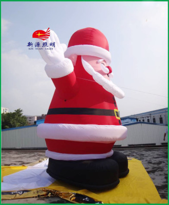 Inflatable Santa Claus inflatable LED Santa Claus cartoon inflatable