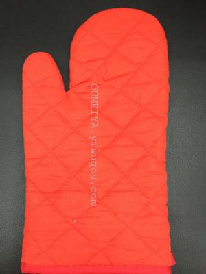 Microwave oven gloves only monochrome multicolor optional cotton