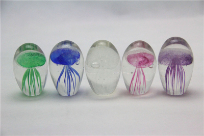 Handmade glass crafts birthday 62 luminous jellyfish decorative ornaments