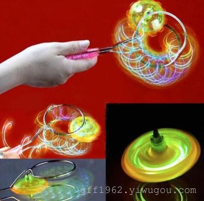 Magnetic magic hand gyro colorful glow toys