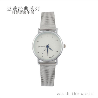Fashion Korean student couples of men and women students of the dial steel watch wholesale and manufacturers