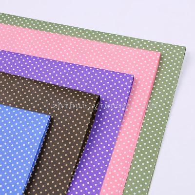 New waterproof wrapping paper polka dot dazzle paper flower high - end packaging material wholesale
