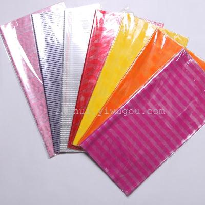 Manufacturers direct color flowers packaging cellophane hot selling gift packaging printing plastic paper wholesale
