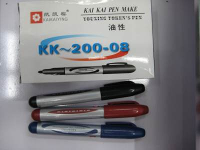 Big Head Marking Pen Logistics Special Pen Wholesale Boxed Red and White Marking Pen Ball Pen